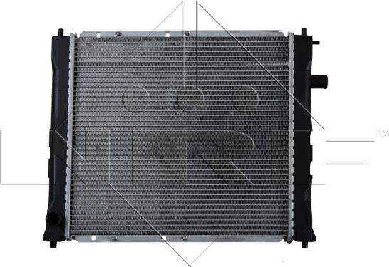 NRF 58107 - Radiator, engine cooling autospares.lv