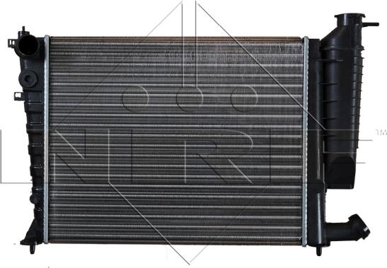 NRF 58823 - Radiator, engine cooling autospares.lv