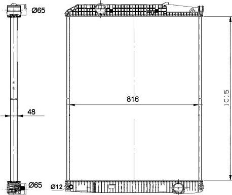 NRF 58260 - Radiator, engine cooling autospares.lv