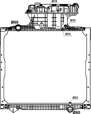 NRF 58277 - Radiator, engine cooling autospares.lv