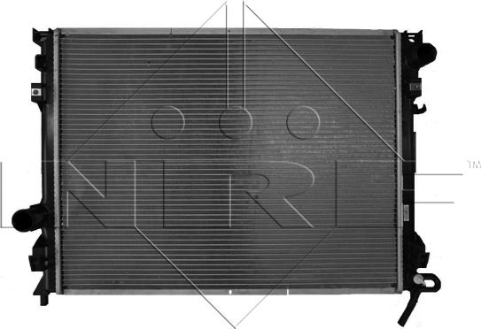 NRF 53928 - Radiator, engine cooling autospares.lv