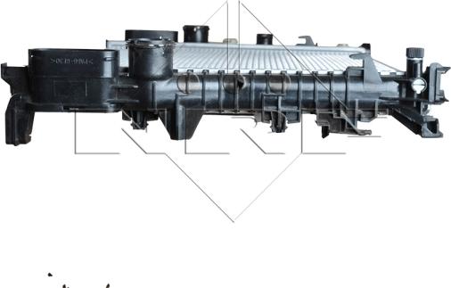 NRF 53423 - Radiator, engine cooling autospares.lv