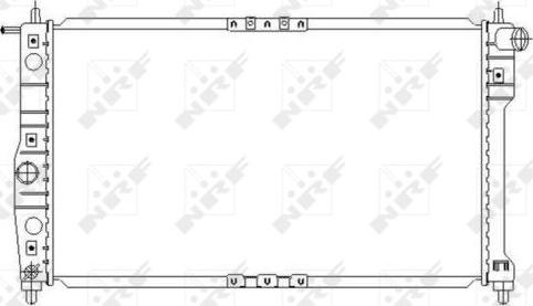 NRF 53649 - Radiator, engine cooling autospares.lv