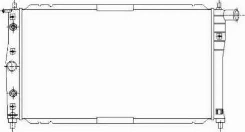 NRF 53648 - Radiator, engine cooling autospares.lv