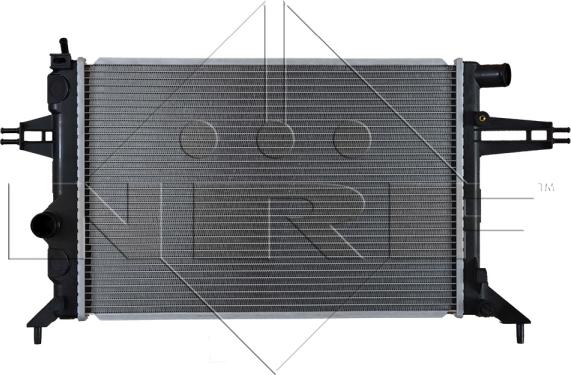 NRF 53628 - Radiator, engine cooling autospares.lv