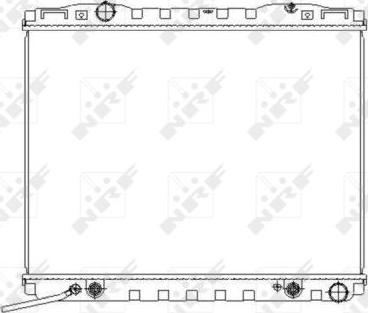 NRF 53366 - Radiator, engine cooling autospares.lv