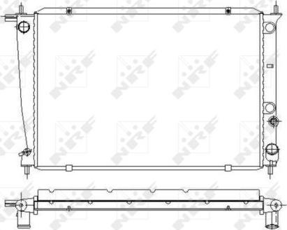 NRF 53371 - Radiator, engine cooling autospares.lv