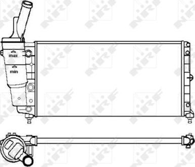 NRF 53226 - Radiator, engine cooling autospares.lv