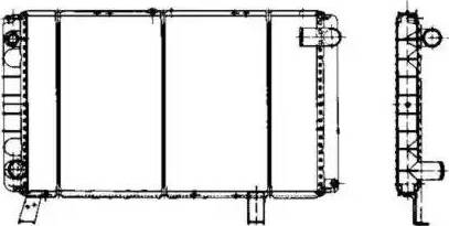 NRF 537115 - Radiator, engine cooling autospares.lv