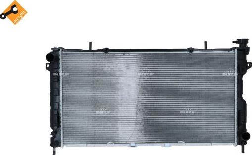 NRF 53734 - Radiator, engine cooling autospares.lv