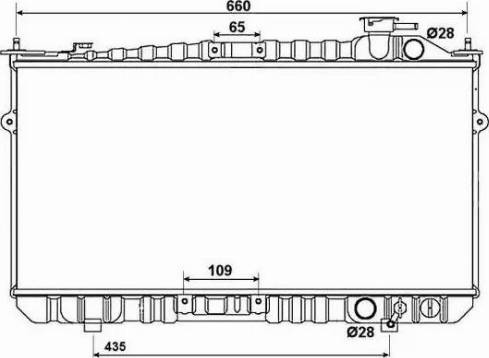 NRF 526352 - Radiator, engine cooling autospares.lv