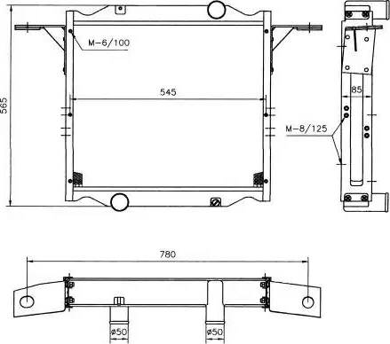 NRF 52084 - Radiator, engine cooling autospares.lv