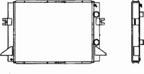 NRF 52075 - Radiator, engine cooling autospares.lv