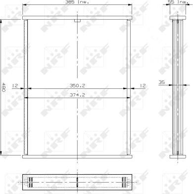 NRF 17811 - Core, radiator autospares.lv