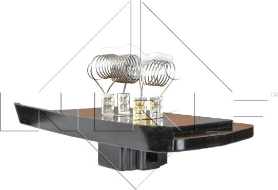 NRF 342017 - Resistor, interior blower autospares.lv