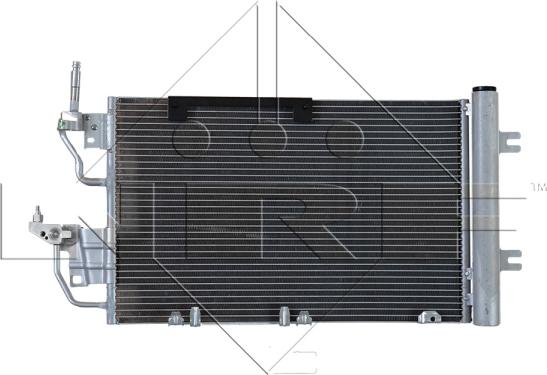 NRF 35633 - Condenser, air conditioning autospares.lv