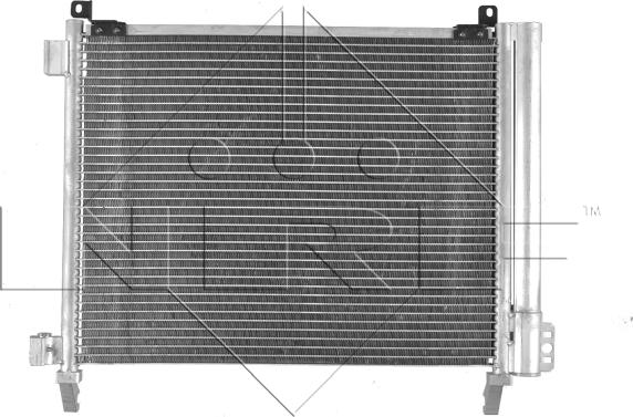 NRF 350228 - Condenser, air conditioning autospares.lv
