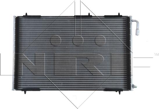 NRF 35836 - Condenser, air conditioning autospares.lv