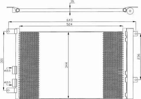 NRF 35330 - Condenser, air conditioning autospares.lv