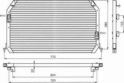 NRF 35203 - Condenser, air conditioning autospares.lv