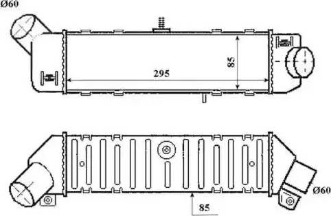 NRF 30412 - Intercooler, charger autospares.lv