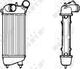 NRF 30836 - Intercooler, charger autospares.lv