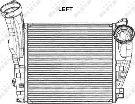 NRF 30781 - Intercooler, charger autospares.lv