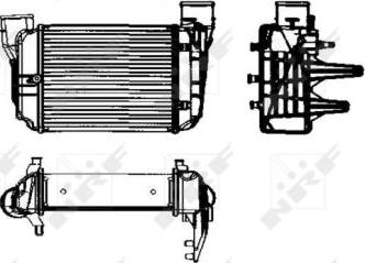 NRF 30753 - Intercooler, charger autospares.lv