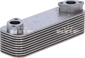 NRF 31252 - Oil Cooler, engine oil autospares.lv