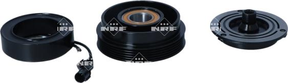 NRF 380125 - Magnetic Clutch, air conditioner compressor autospares.lv