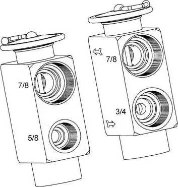 NRF 38393 - Expansion Valve, air conditioning autospares.lv