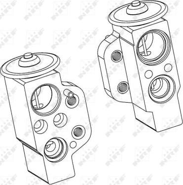 NRF 38368 - Expansion Valve, air conditioning autospares.lv