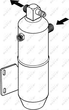 NRF 33080 - Dryer, air conditioning autospares.lv