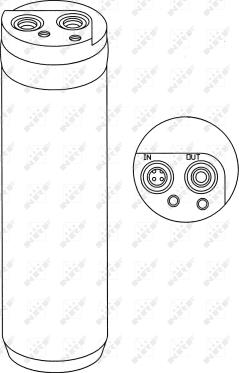 NRF 33191 - Dryer, air conditioning autospares.lv