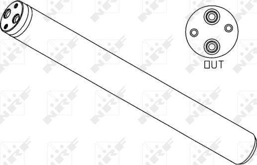 NRF 33192 - Dryer, air conditioning autospares.lv