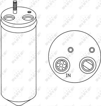 NRF 33148 - Dryer, air conditioning autospares.lv