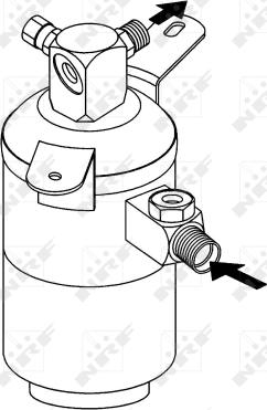 NRF 33167 - Dryer, air conditioning autospares.lv