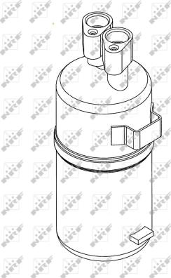 NRF 33221 - Dryer, air conditioning autospares.lv