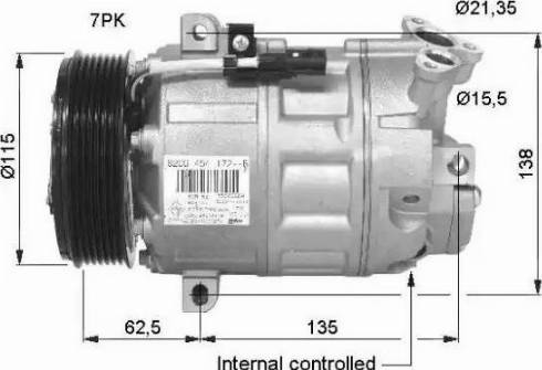 NRF 32425G - Compressor, air conditioning autospares.lv