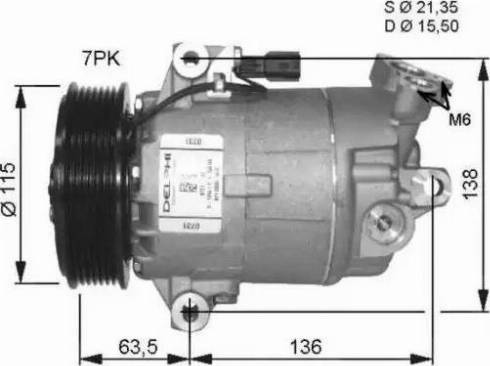 NRF 32472G - Compressor, air conditioning autospares.lv