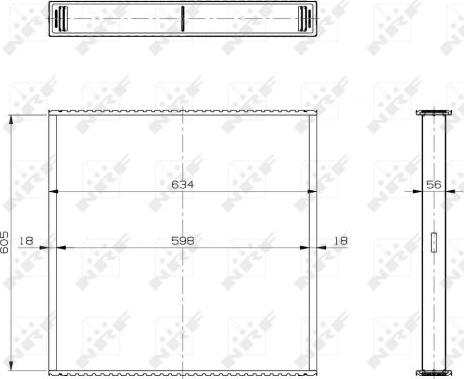 NRF 29893 - Core, radiator autospares.lv