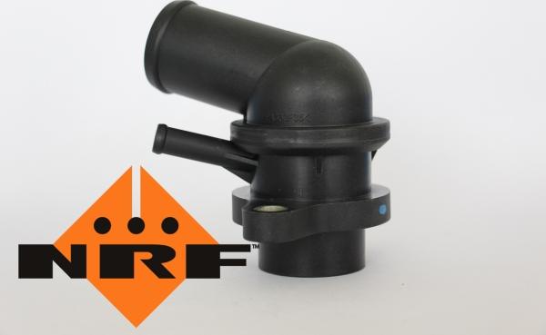 NRF 725116 - Coolant thermostat / housing autospares.lv