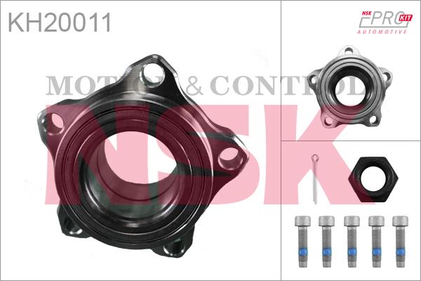 NSK KH20011 - Wheel hub, bearing Kit autospares.lv