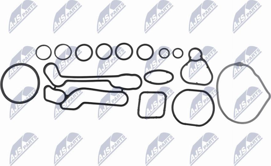 NTY CCL-PL-018 - Gasket Set, oil cooler autospares.lv