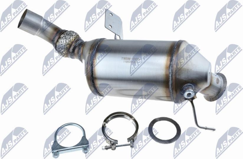 NTY DPF-BM-005 - Soot / Particulate Filter, exhaust system autospares.lv