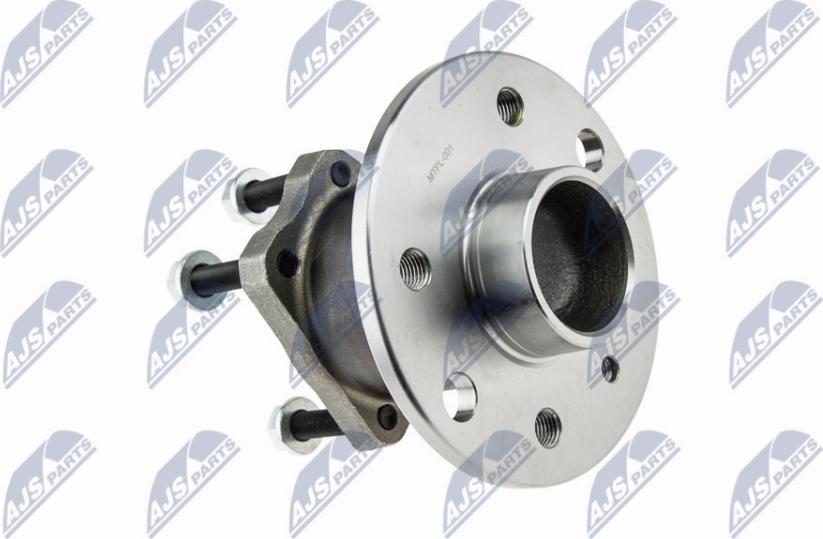 NTY KLT-PL-001 - Wheel hub, bearing Kit autospares.lv