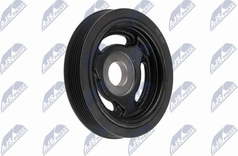 NTY RKP-PE-008 - Belt Pulley, crankshaft autospares.lv