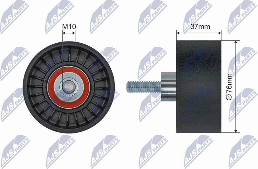 NTY RNK-FR-061 - Pulley, v-ribbed belt autospares.lv