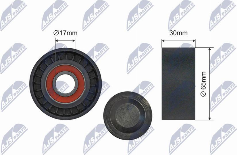 NTY RNK-RE-043 - Pulley, v-ribbed belt autospares.lv