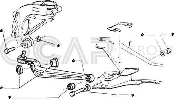 OCAP 0902205 - Link Set, wheel suspension autospares.lv